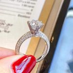 1.064ct Lab-Grown Diamond Ring in 18K White Gold